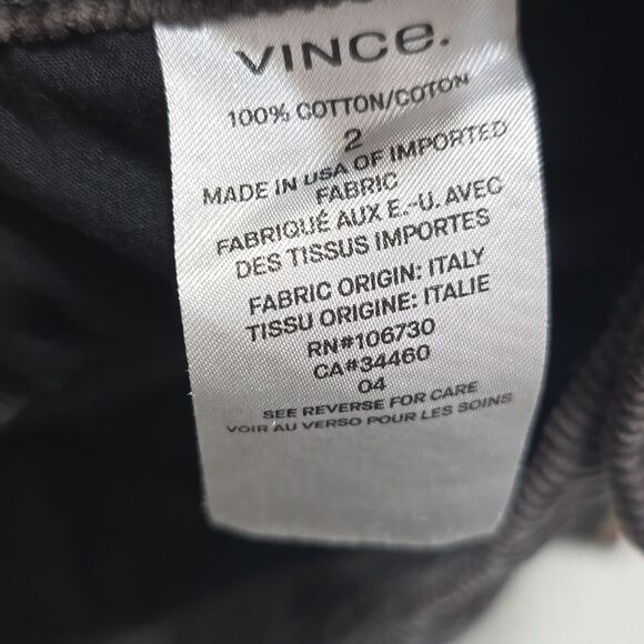 Vince Green Corduroy cropped Pants size 2 - Picture 9 of 9